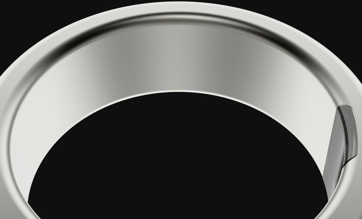 The Ultrahuman Ring AIR resting in its charging case